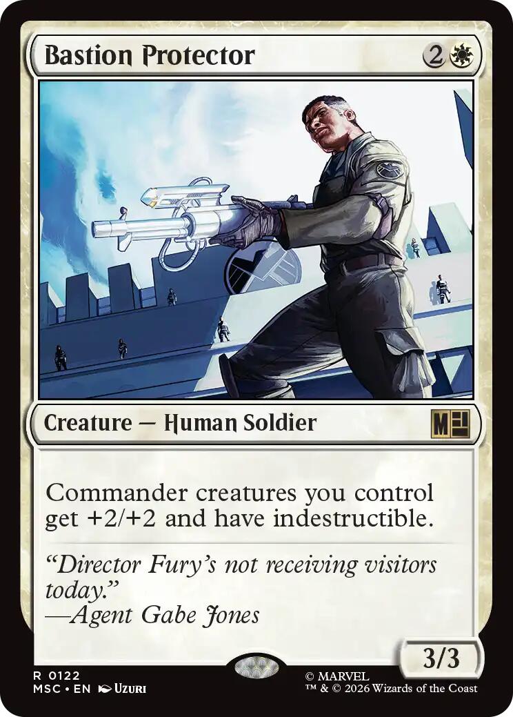 Bastion Protector (Surge Foil) [Marvel Super Heroes Commander] | Mega City Incorporated
