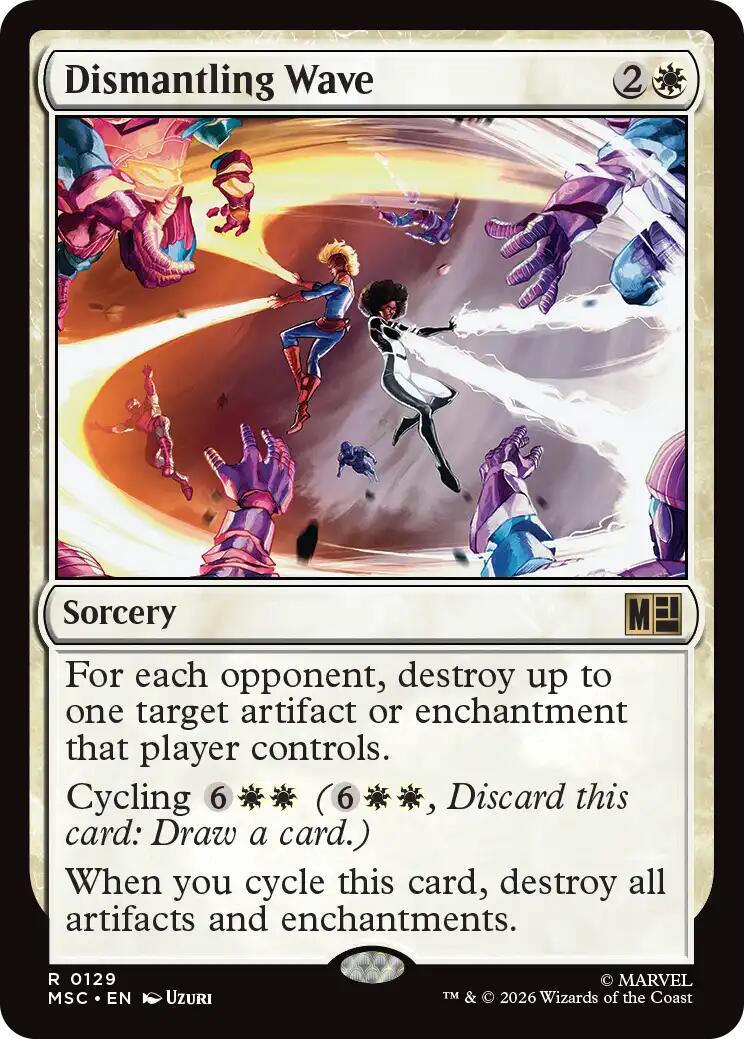 Dismantling Wave (Surge Foil) [Marvel Super Heroes Commander] | Mega City Incorporated