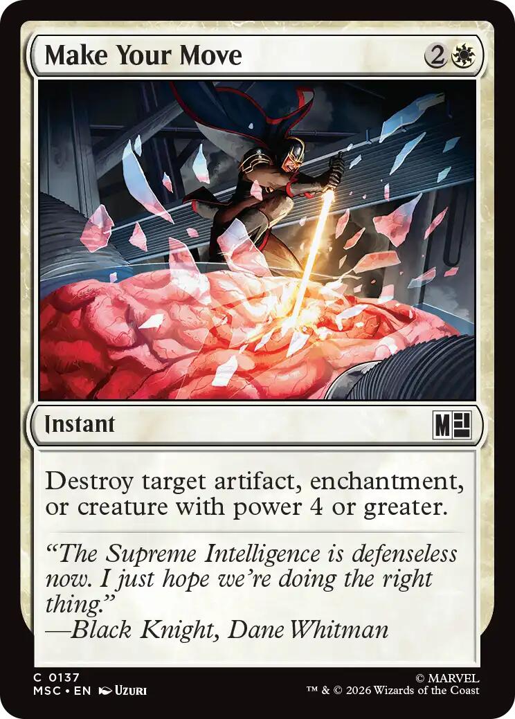 Make Your Move (Surge Foil) [Marvel Super Heroes Commander] | Mega City Incorporated