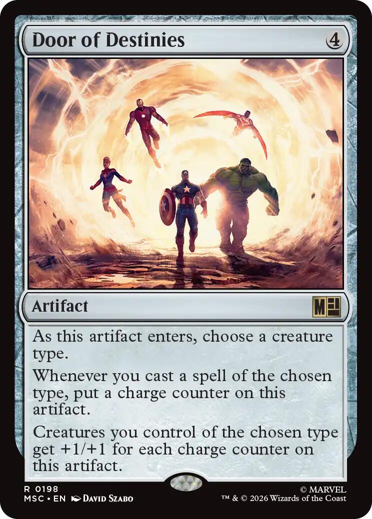 Door of Destinies (Surge Foil) [Marvel Super Heroes Commander] | Mega City Incorporated