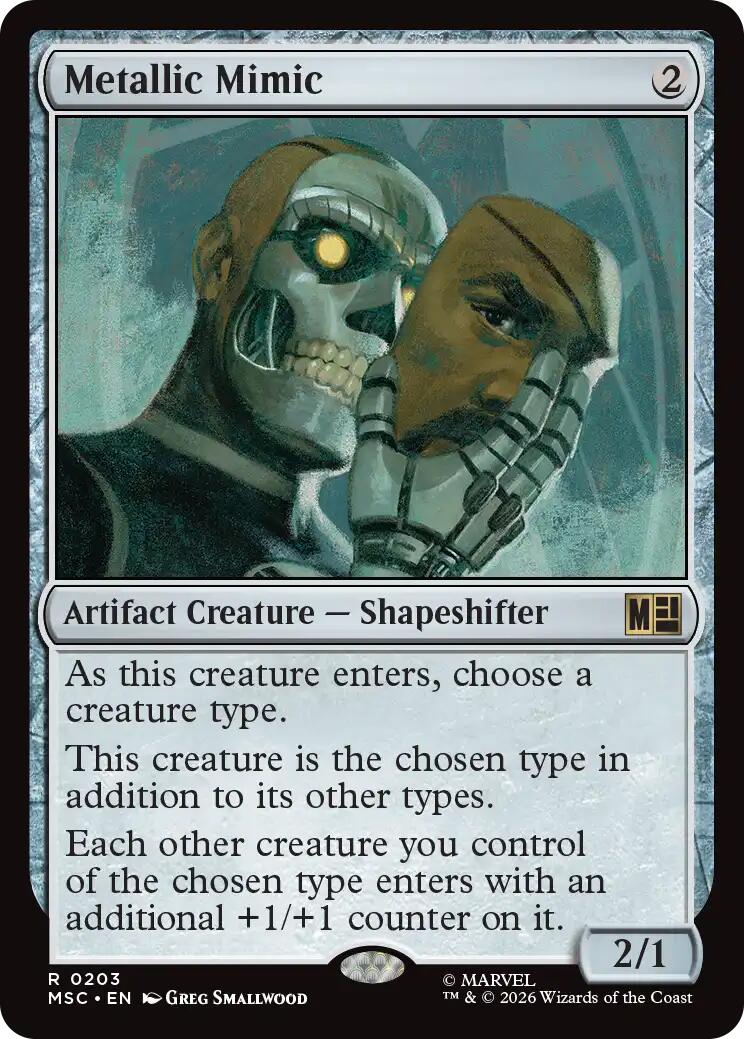 Metallic Mimic (Surge Foil) [Marvel Super Heroes Commander] | Mega City Incorporated