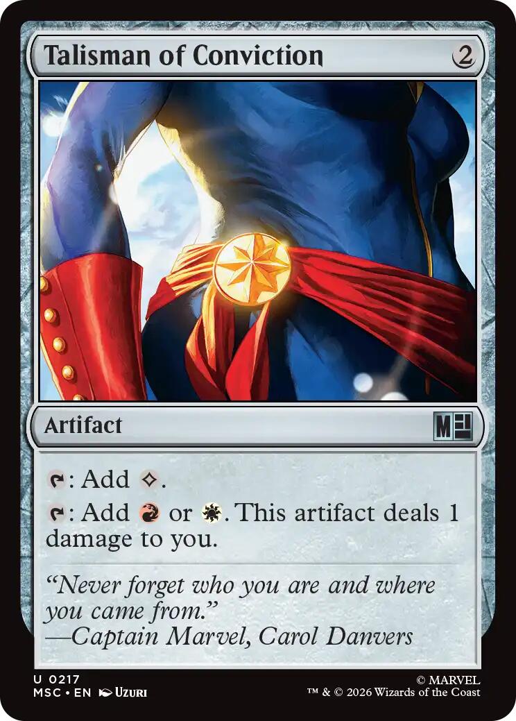 Talisman of Conviction (Surge Foil) [Marvel Super Heroes Commander] | Mega City Incorporated