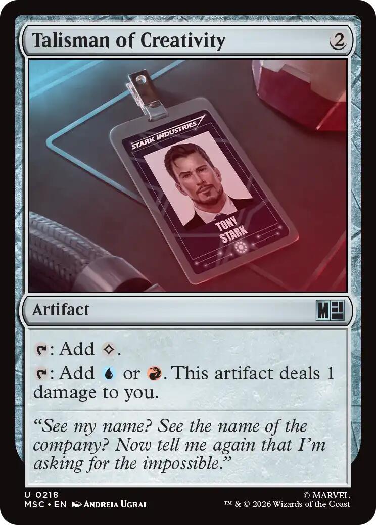 Talisman of Creativity (Surge Foil) [Marvel Super Heroes Commander] | Mega City Incorporated