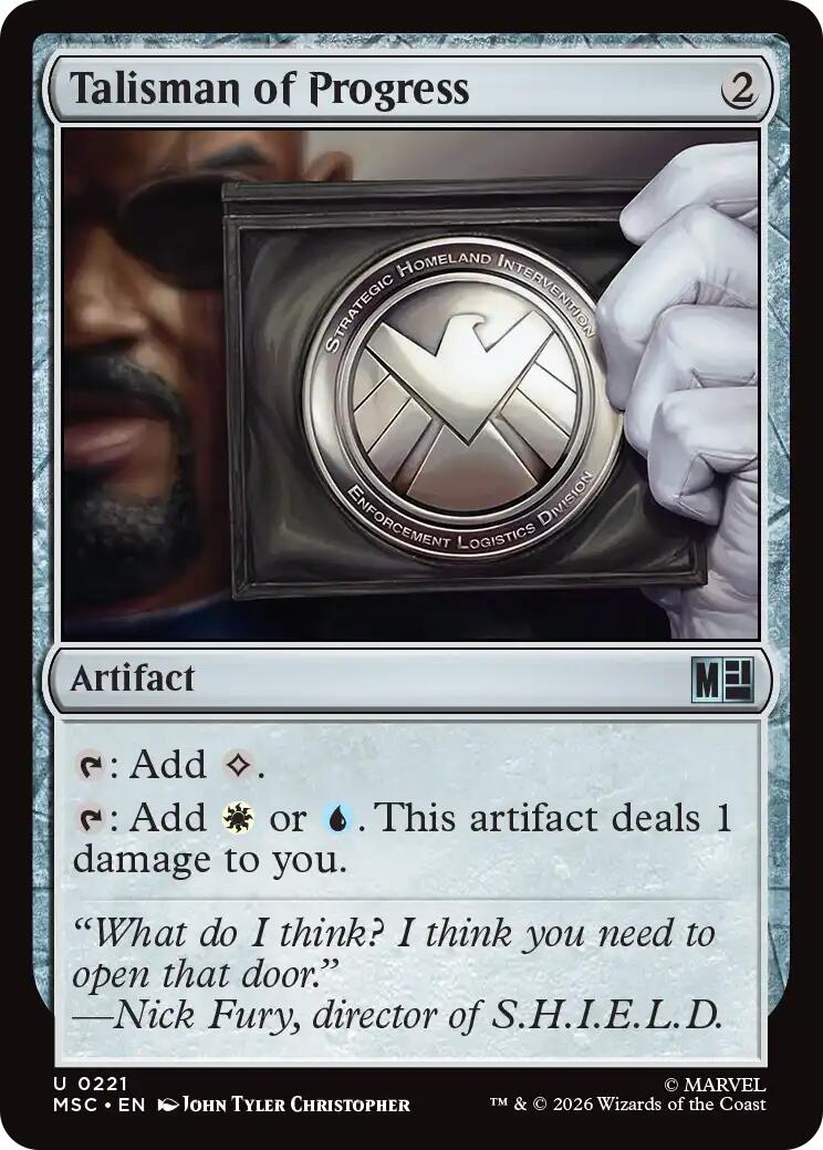 Talisman of Progress (Surge Foil) [Marvel Super Heroes Commander] | Mega City Incorporated