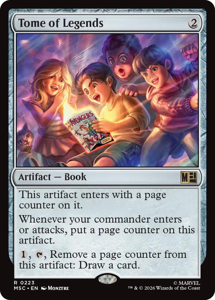 Tome of Legends (Surge Foil) [Marvel Super Heroes Commander] | Mega City Incorporated