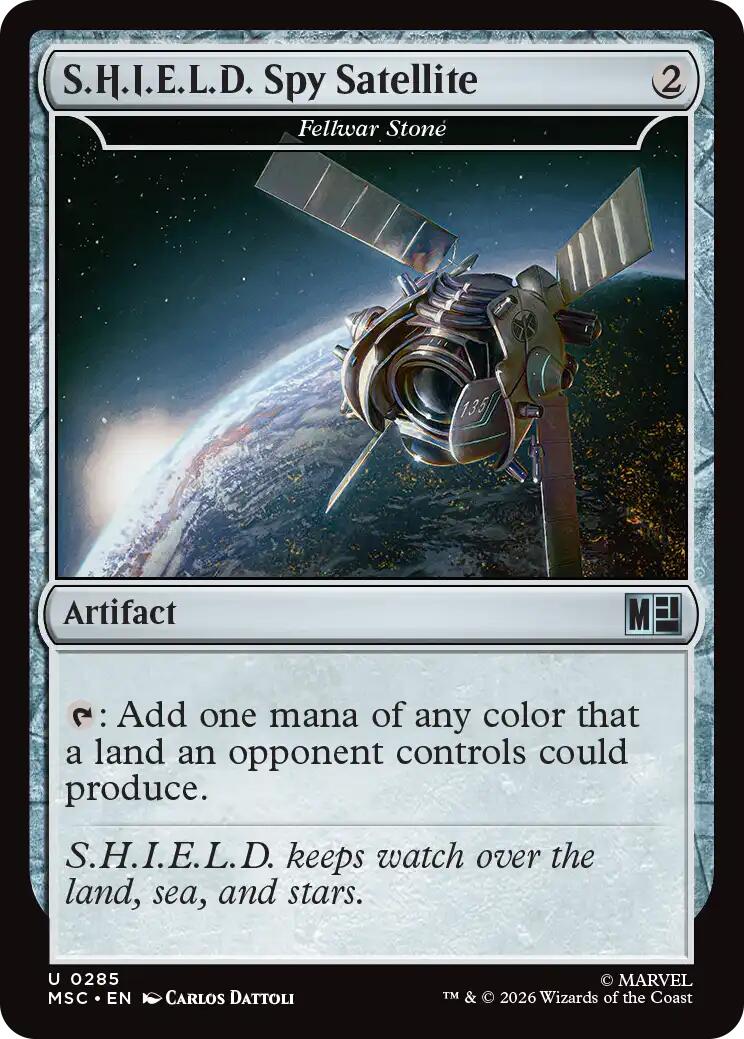 S.H.I.E.L.D. Spy Satellite - Fellwar Stone (Surge Foil) [Marvel Super Heroes Commander] | Mega City Incorporated