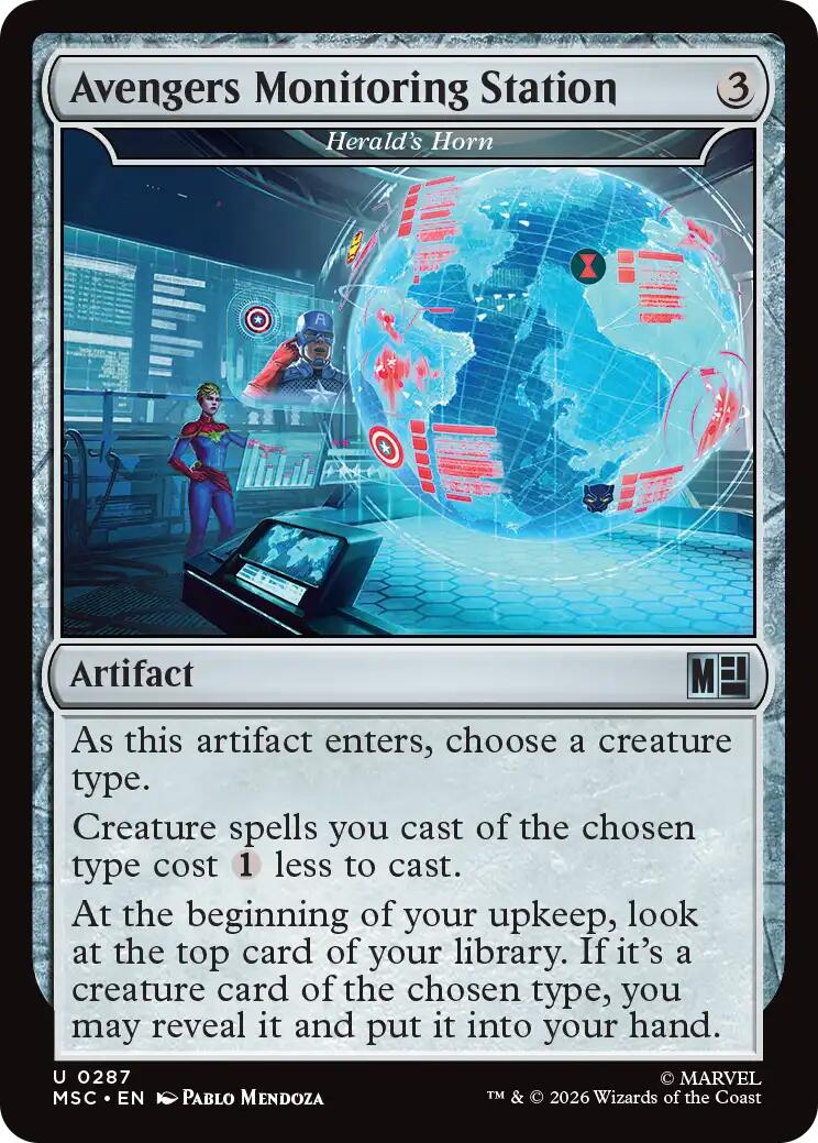 Avengers Monitoring Station - Herald's Horn (Surge Foil) [Marvel Super Heroes Commander] | Mega City Incorporated