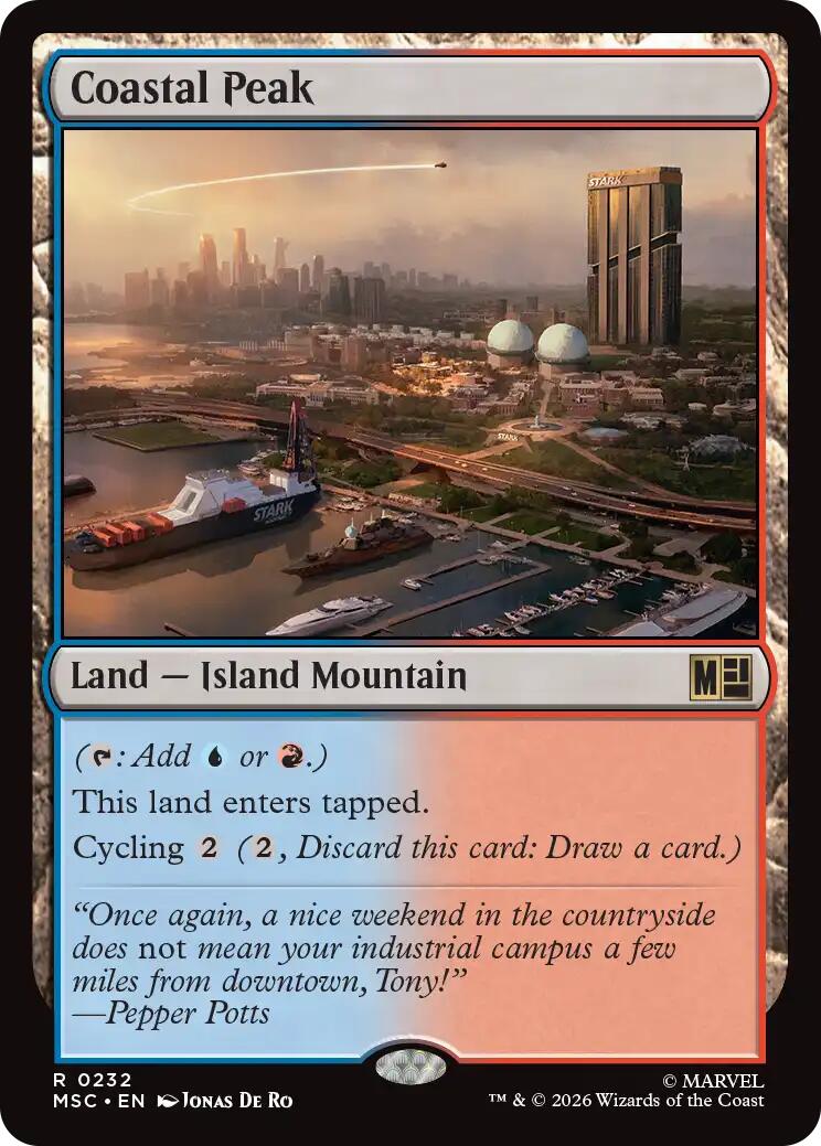 Coastal Peak (Surge Foil) [Marvel Super Heroes Commander] | Mega City Incorporated