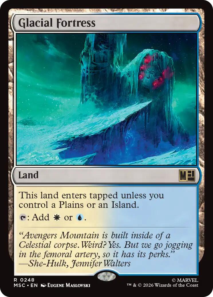 Glacial Fortress (Surge Foil) [Marvel Super Heroes Commander] | Mega City Incorporated