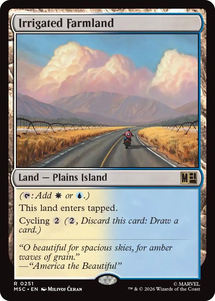Irrigated Farmland (Surge Foil) [Marvel Super Heroes Commander] | Mega City Incorporated
