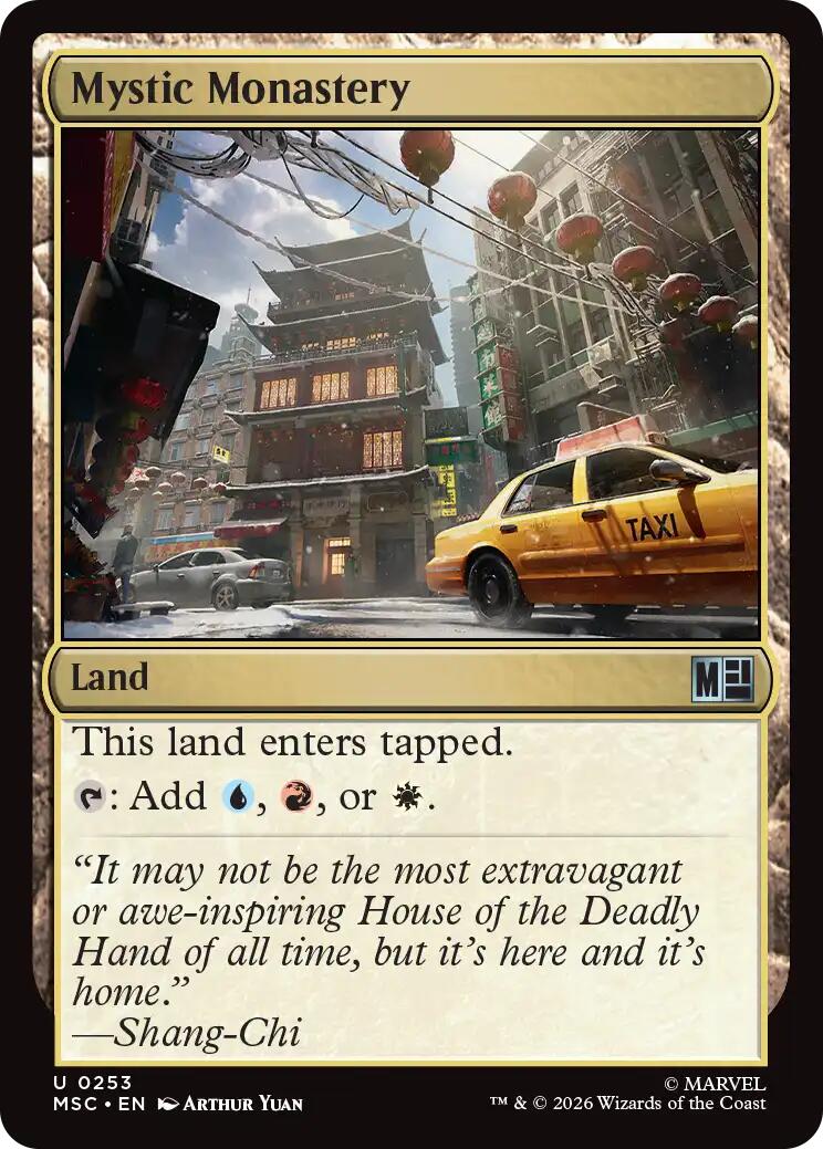 Mystic Monastery (Surge Foil) [Marvel Super Heroes Commander] | Mega City Incorporated