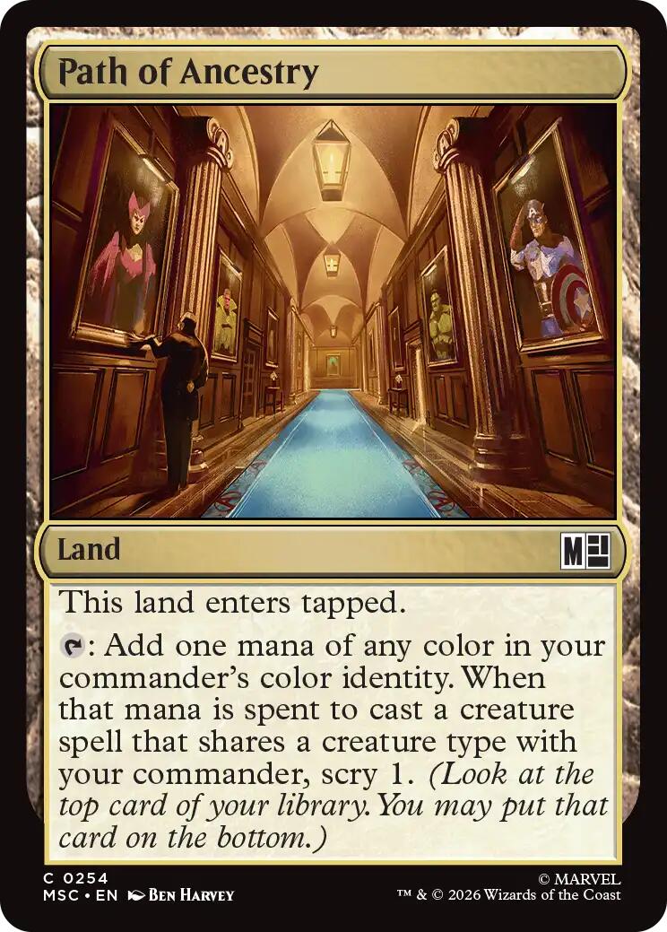 Path of Ancestry (Surge Foil) [Marvel Super Heroes Commander] | Mega City Incorporated