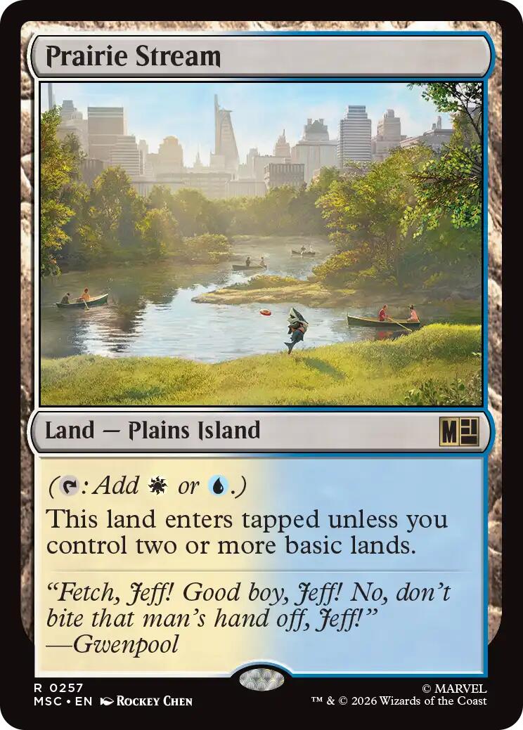 Prairie Stream (Surge Foil) [Marvel Super Heroes Commander] | Mega City Incorporated