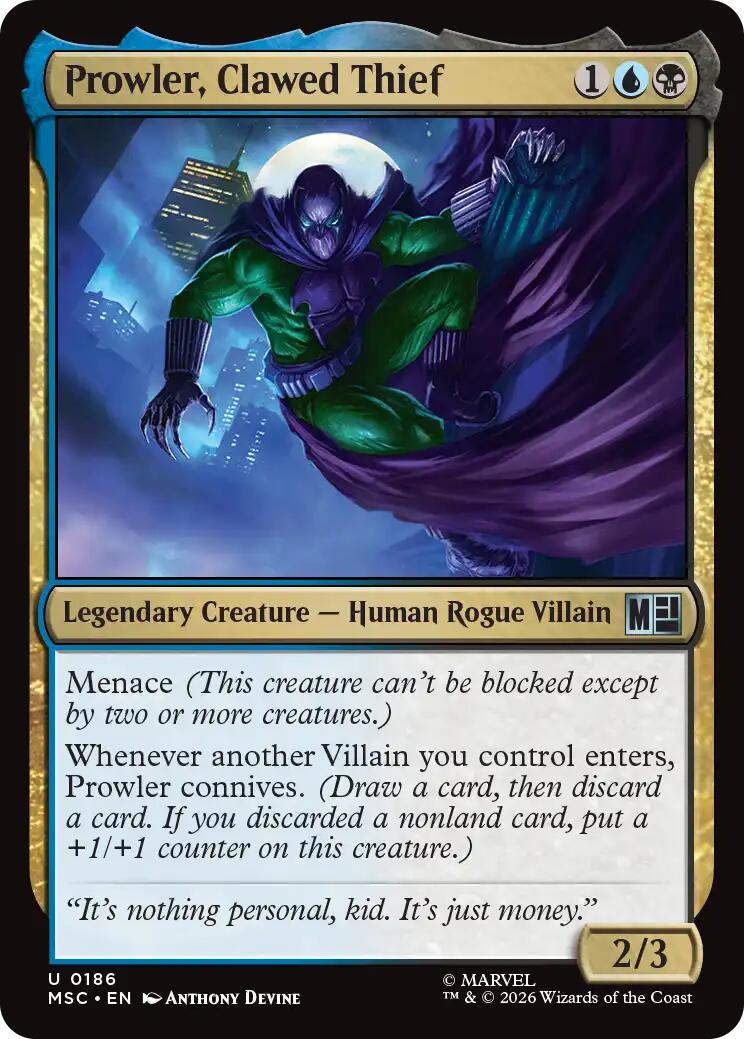Prowler, Clawed Thief [Marvel Super Heroes Commander] | Mega City Incorporated