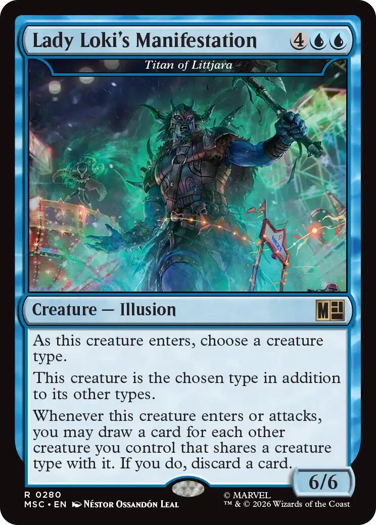 Lady Loki's Manifestation - Titan of Littjara (Surge Foil) [Marvel Super Heroes Commander] | Mega City Incorporated