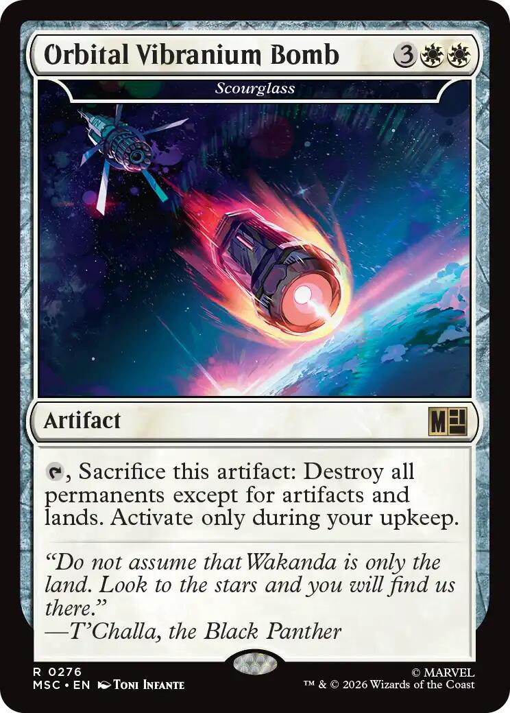 Orbital Vibranium Bomb - Scourglass [Marvel Super Heroes Commander] | Mega City Incorporated