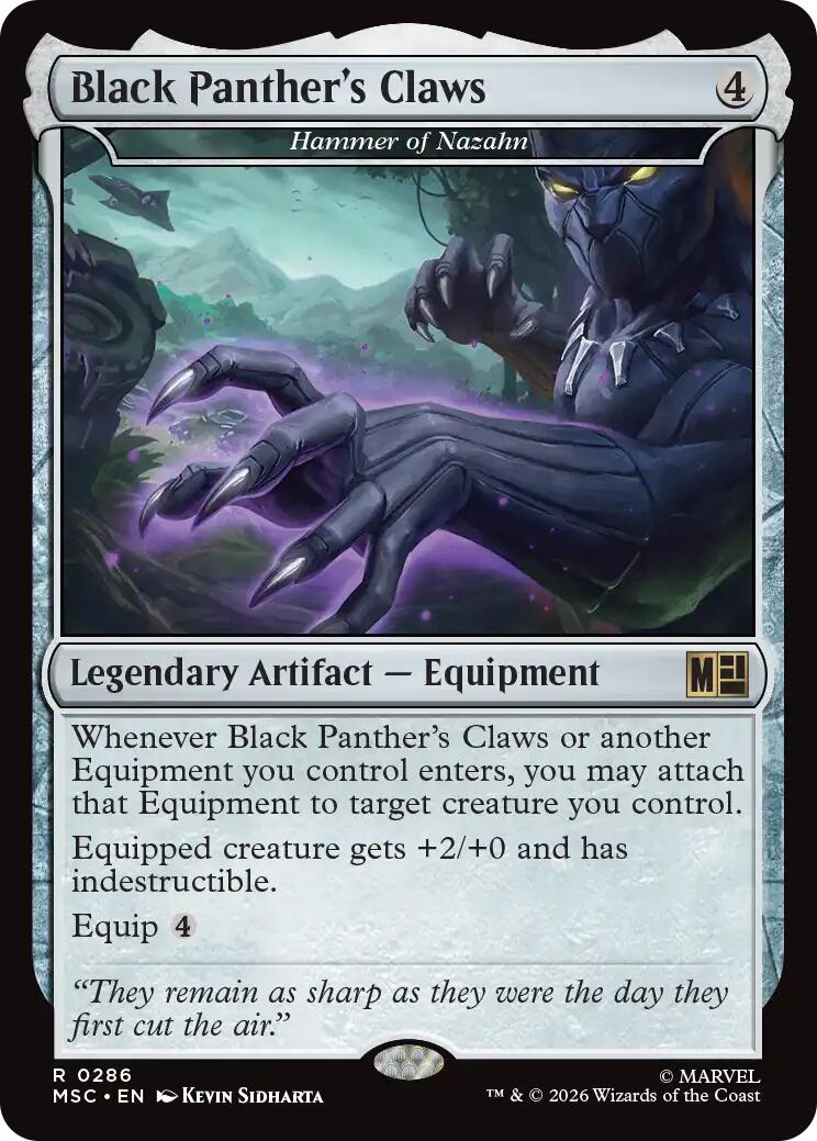 Black Panther's Claws - Hammer of Nazahn [Marvel Super Heroes Commander] | Mega City Incorporated