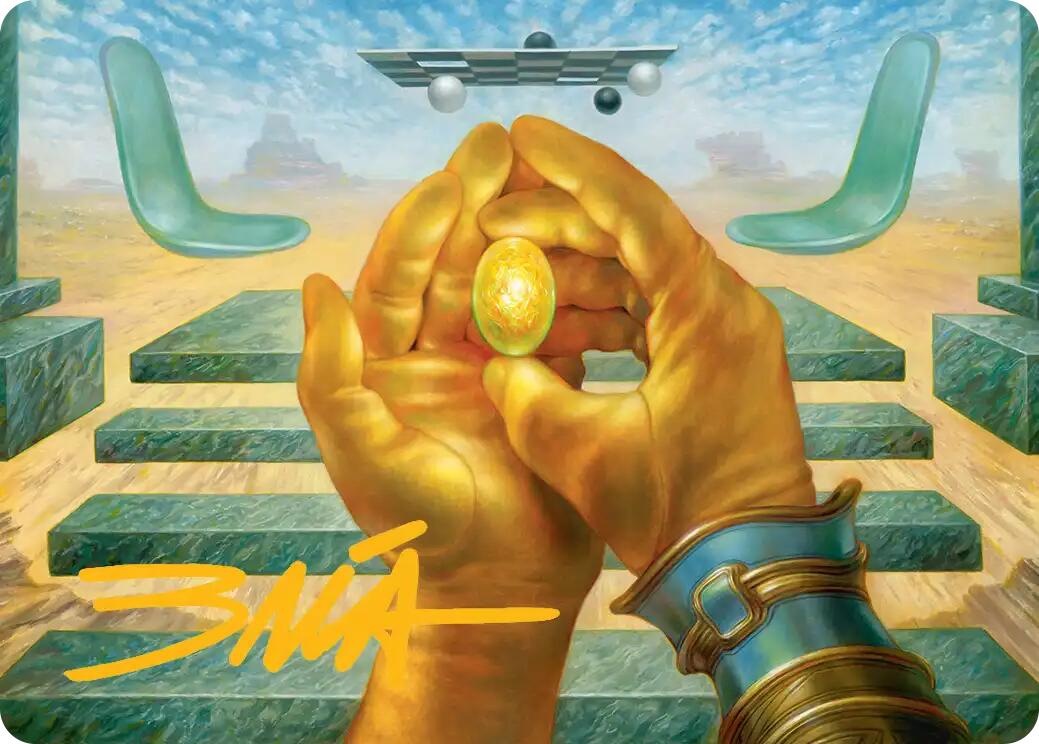 The Mind Stone Art Card (Gold-Stamped Signature) [Marvel Super Heroes Art Series] | Mega City Incorporated