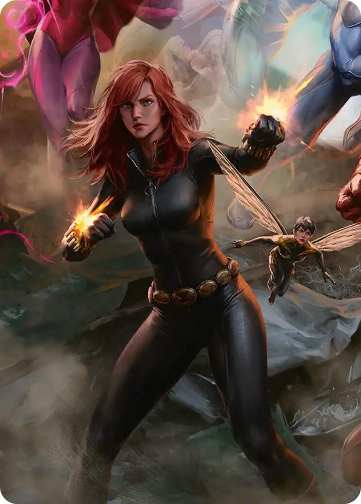 Black Widow, Intel Expert Art Card [Marvel Super Heroes Art Series] | Mega City Incorporated