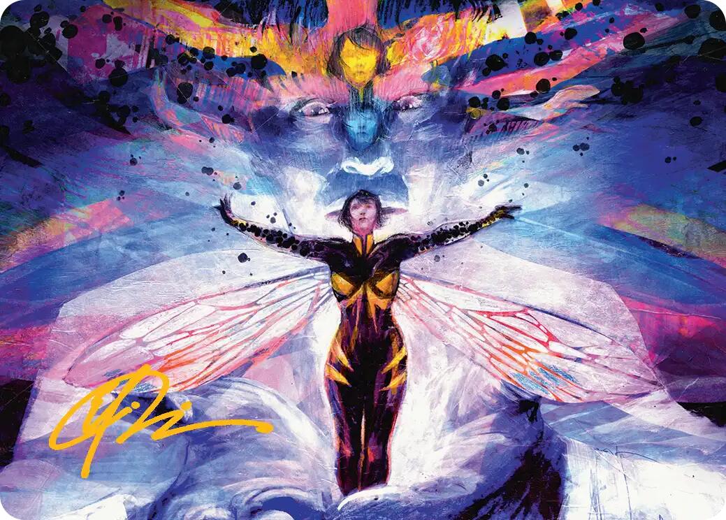 Pym Particles Art Card (Gold-Stamped Signature) [Marvel Super Heroes Art Series] | Mega City Incorporated