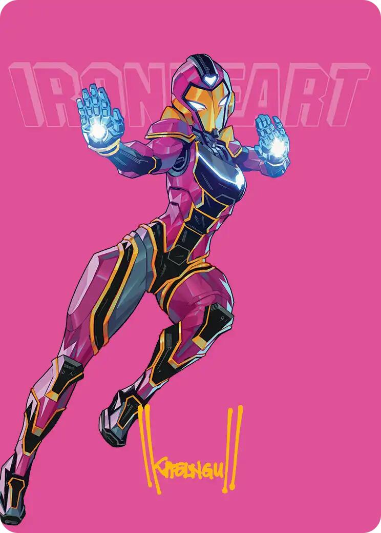 Ironheart, Clever Champion Art Card (Gold-Stamped Signature) [Marvel Super Heroes Art Series] | Mega City Incorporated