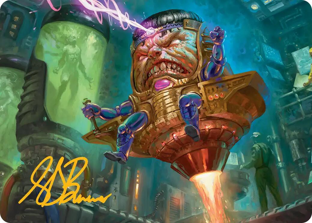 M.O.D.O.K. Art Card (Gold-Stamped Signature) [Marvel Super Heroes Art Series] | Mega City Incorporated