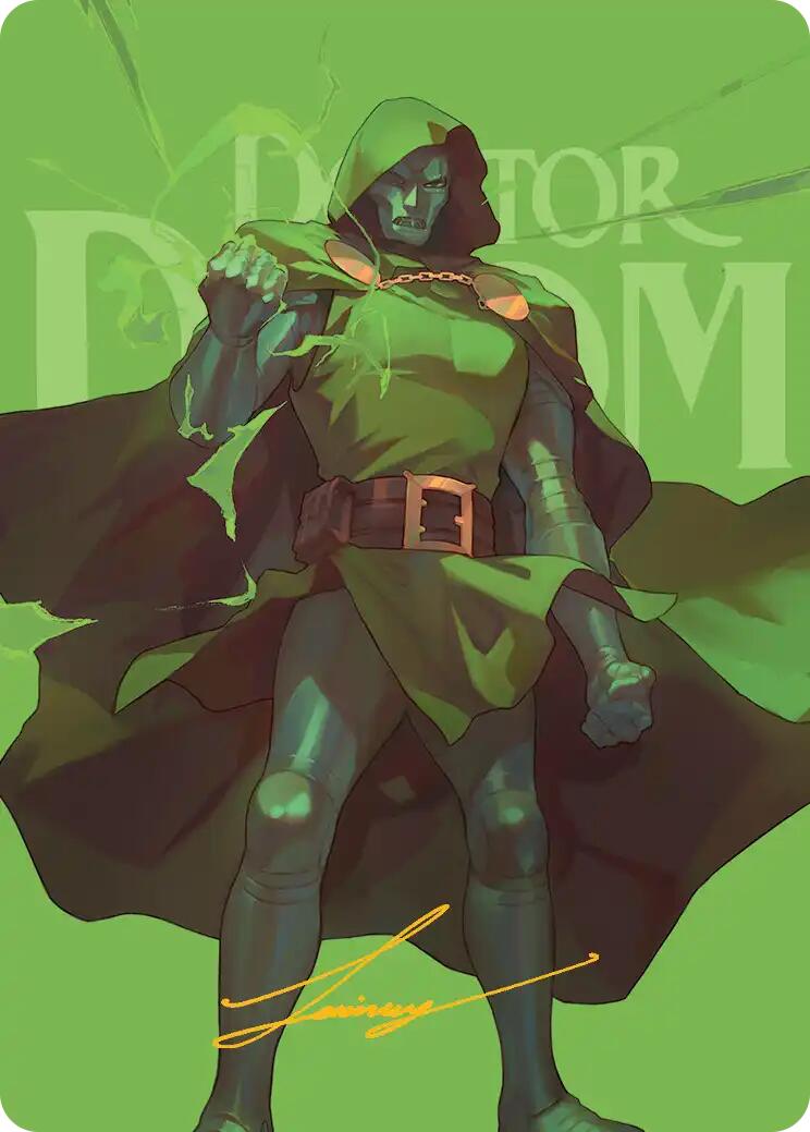 Doctor Doom Art Card (Gold-Stamped Signature) [Marvel Super Heroes Art Series] | Mega City Incorporated