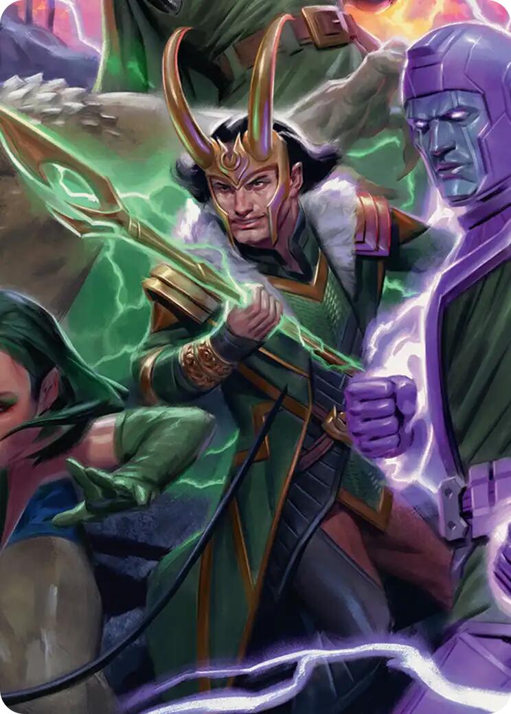 Loki, God of Lies Art Card [Marvel Super Heroes Art Series] | Mega City Incorporated