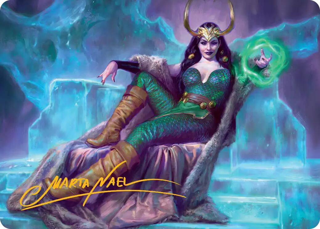 Lady Loki, Agent of Chaos Art Card (Gold-Stamped Signature) [Marvel Super Heroes Art Series] | Mega City Incorporated