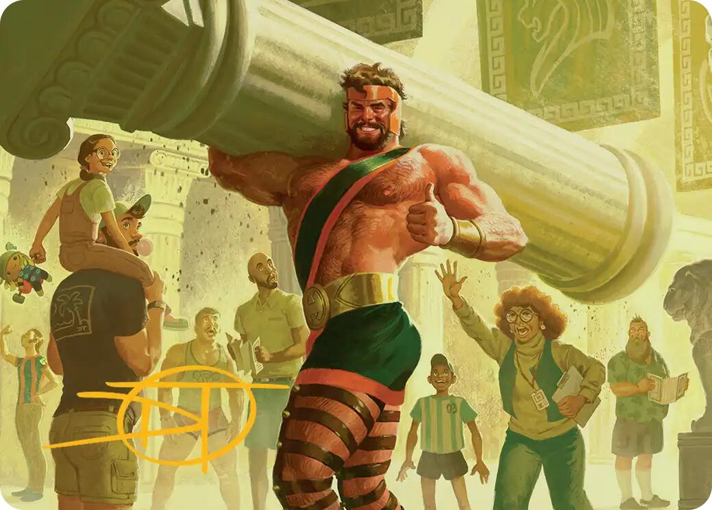 Hercules, Prince of Power Art Card (Gold-Stamped Signature) [Marvel Super Heroes Art Series] | Mega City Incorporated