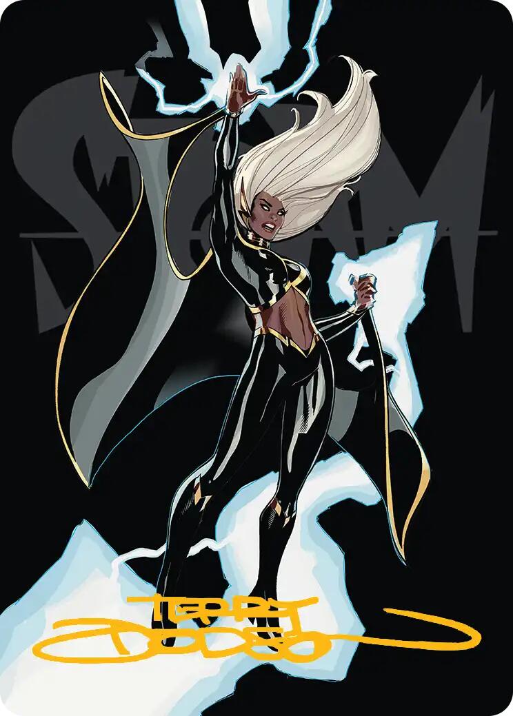 Storm, Windrider Art Card (Gold-Stamped Signature) [Marvel Super Heroes Art Series] | Mega City Incorporated