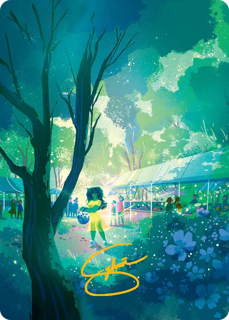Forest Art Card (Gold-Stamped Signature) [Marvel Super Heroes Art Series] | Mega City Incorporated