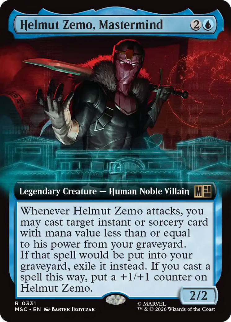 Helmut Zemo, Mastermind (Extended Art) [Marvel Super Heroes Commander] | Mega City Incorporated