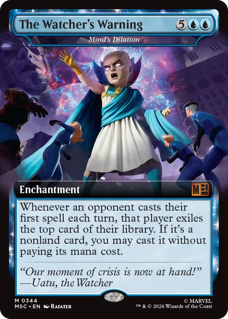 The Watcher's Warning - Mind's Dilation (Extended Art) [Marvel Super Heroes Commander] | Mega City Incorporated