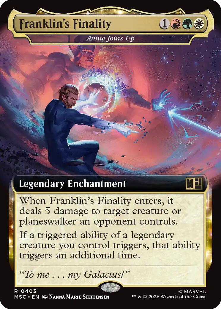 Franklin's Finality - Annie Joins Up (Extended Art) [Marvel Super Heroes Commander] | Mega City Incorporated