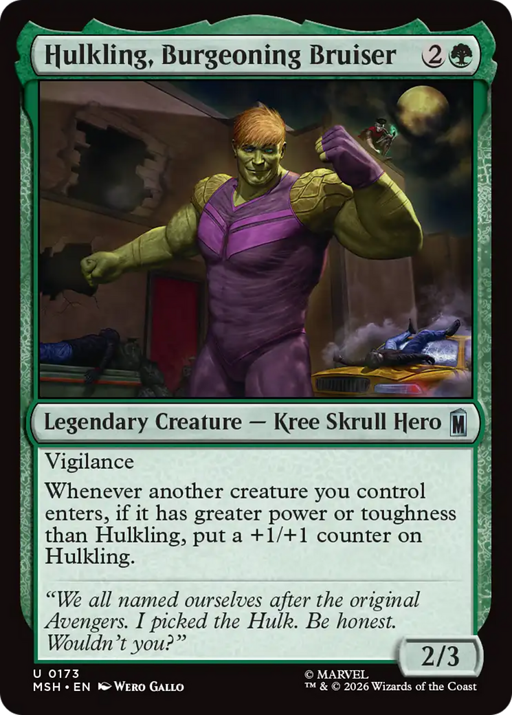 Hulkling, Burgeoning Bruiser [Marvel Super Heroes] | Mega City Incorporated