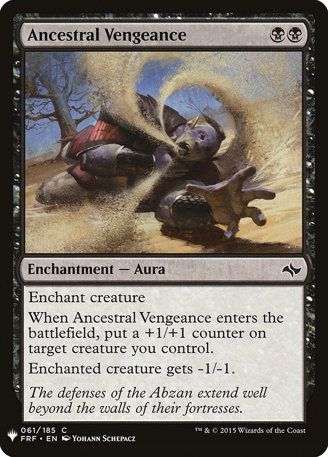 Ancestral Vengeance [Mystery Booster] | Mega City Incorporated
