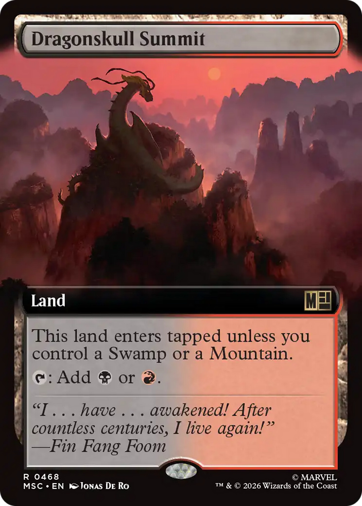 Dragonskull Summit (Extended Art) [Marvel Super Heroes Commander] | Mega City Incorporated