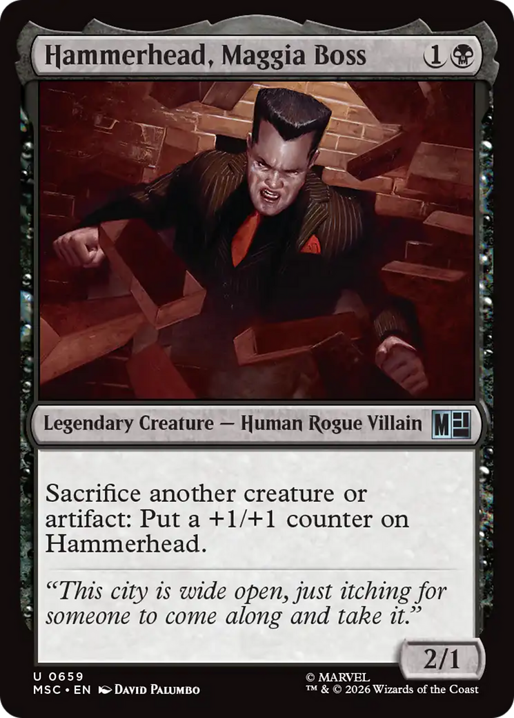 Hammerhead, Maggia Boss [Marvel Super Heroes Commander] | Mega City Incorporated