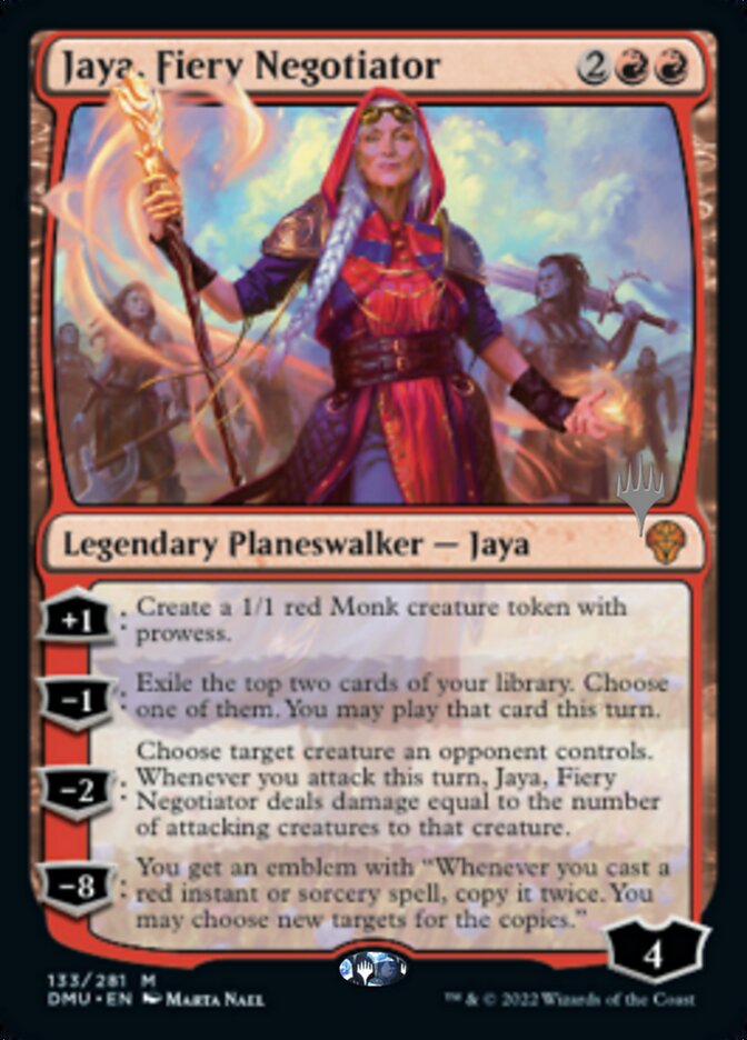 Jaya, Fiery Negotiator (Promo Pack) [Dominaria United Promos] | Mega City Incorporated