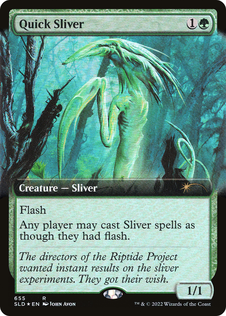 Quick Sliver (Extended Art) [Secret Lair Drop Promos] | Mega City Incorporated