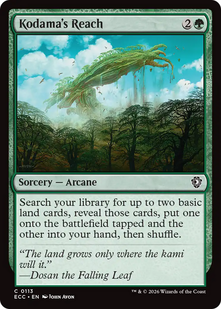 Kodama's Reach [Lorwyn Eclipsed Commander] | Mega City Incorporated