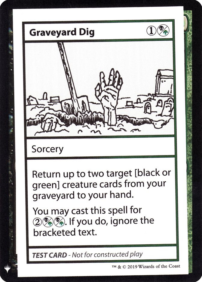 Graveyard Dig [Mystery Booster Playtest Cards] | Mega City Incorporated