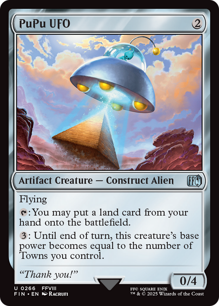 PuPu UFO [FINAL FANTASY] | Mega City Incorporated