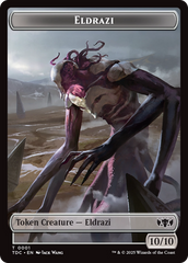 Eldrazi // Citizen Double-Sided Token [Tarkir: Dragonstorm Commander Tokens] | Mega City Incorporated