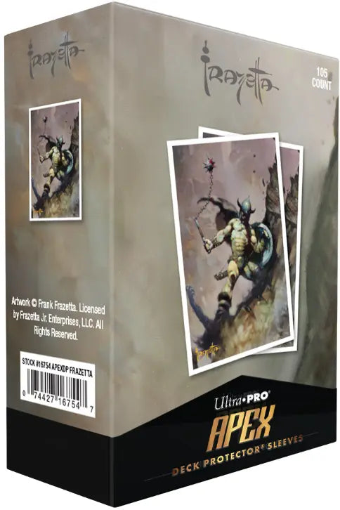 Ultra PRO Artist Spotlight Frank Frazetta - Warrior with Ball and Chain - APEX Sleeve Pack | Mega City Incorporated