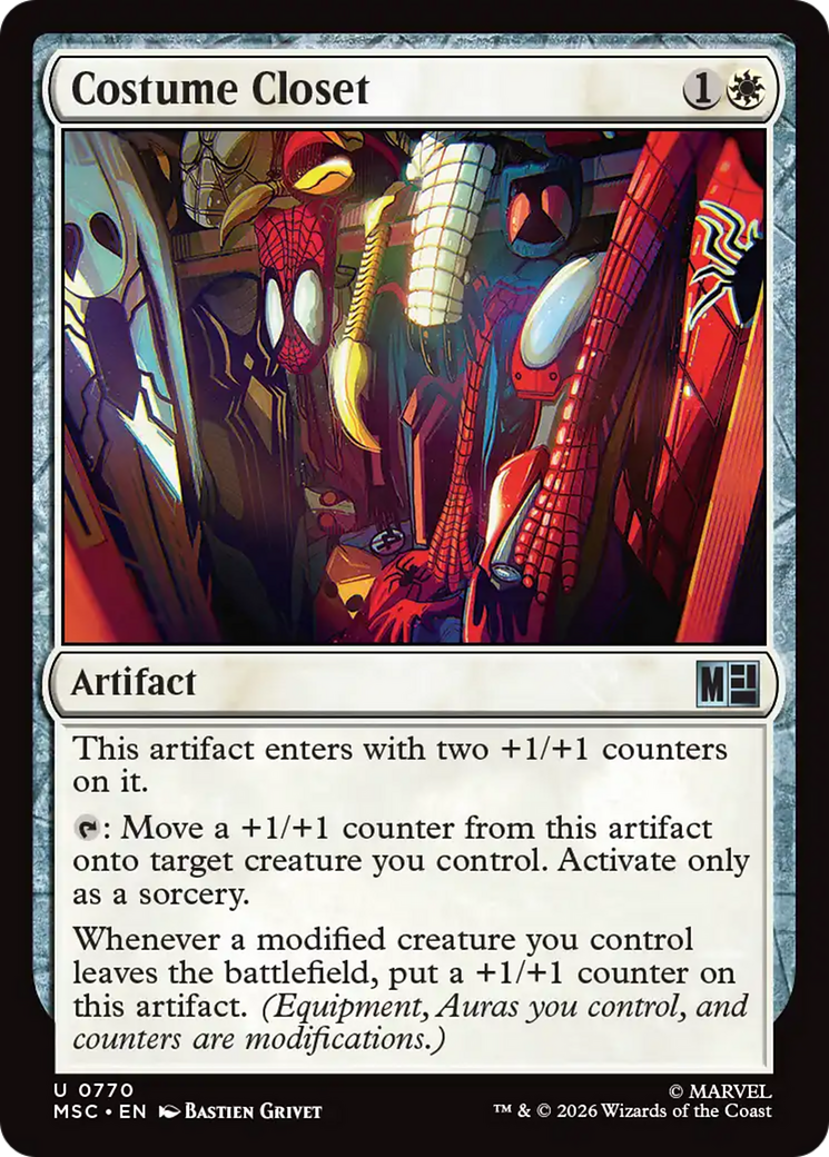 Costume Closet [Marvel Super Heroes Commander] | Mega City Incorporated