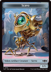 Servo // Warrior Double-Sided Token [Tarkir: Dragonstorm Commander Tokens] | Mega City Incorporated