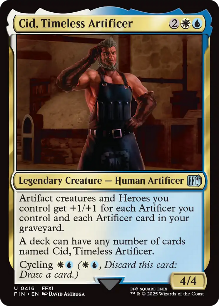Cid, Timeless Artificer (0416) [FINAL FANTASY] | Mega City Incorporated