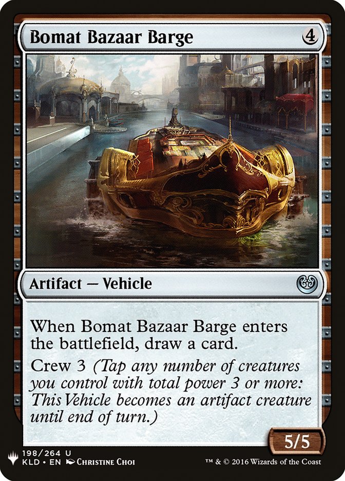 Bomat Bazaar Barge [Mystery Booster] | Mega City Incorporated